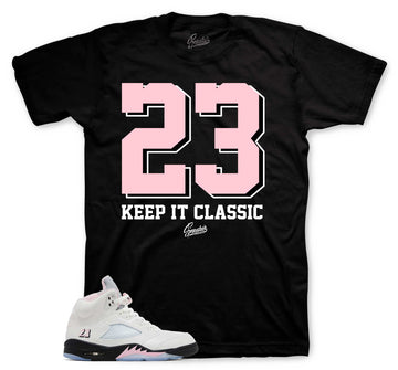 Retro 5 Soft Pink Shirt - Keep it Classic