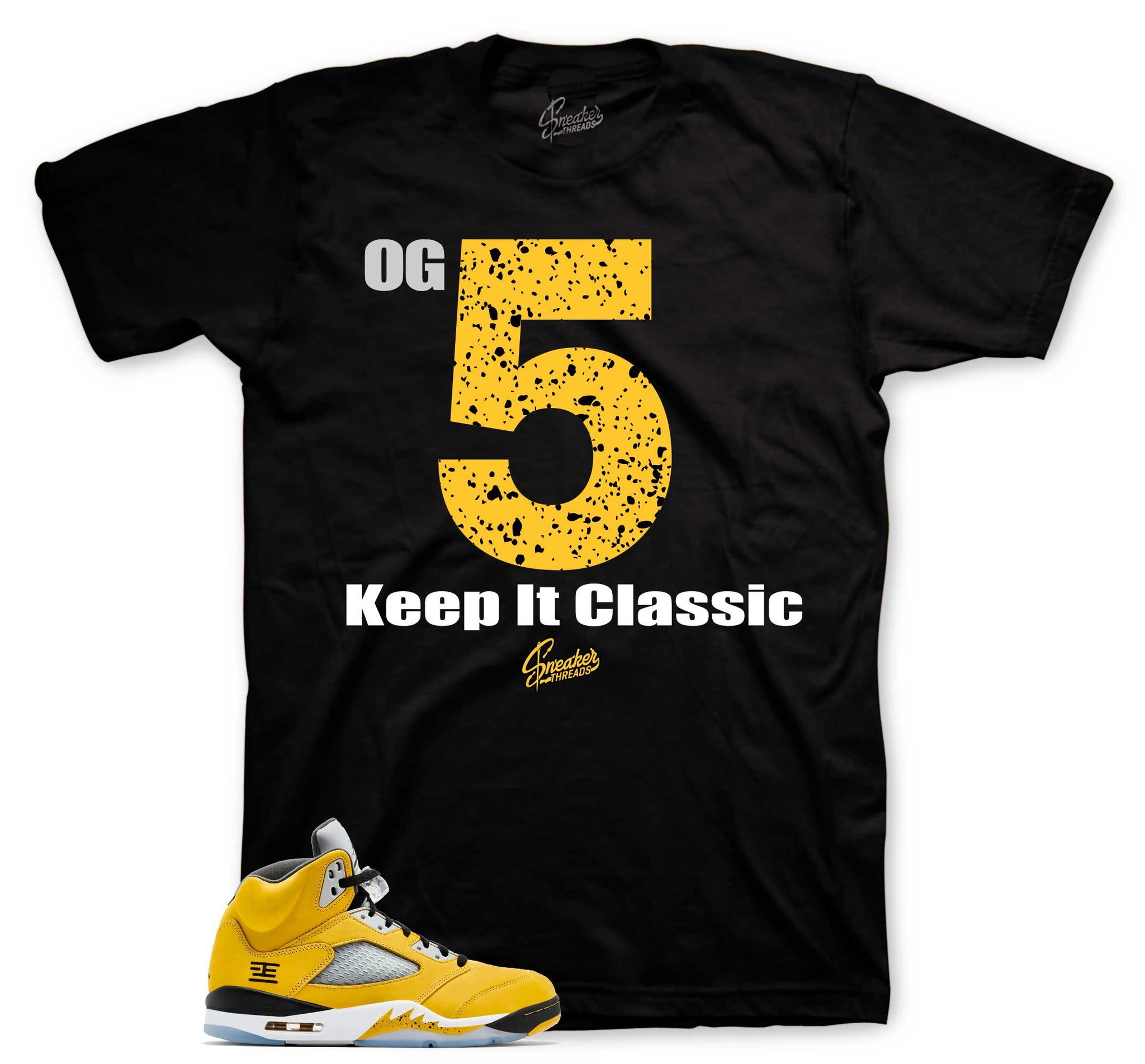 Retro 5 Tokyo Shirt - Keep It Classic - Black