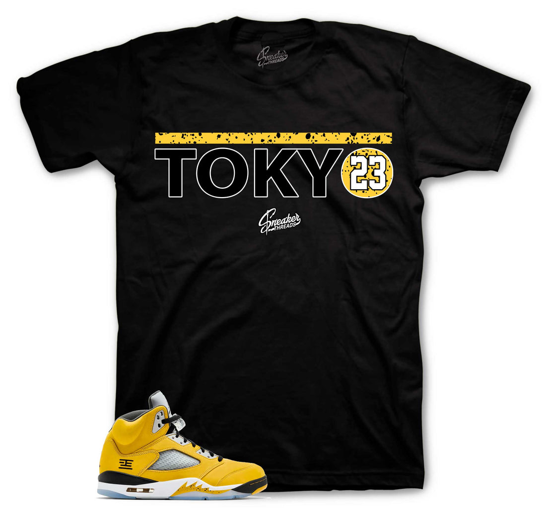Retro 5 Tokyo Shirt - Crest