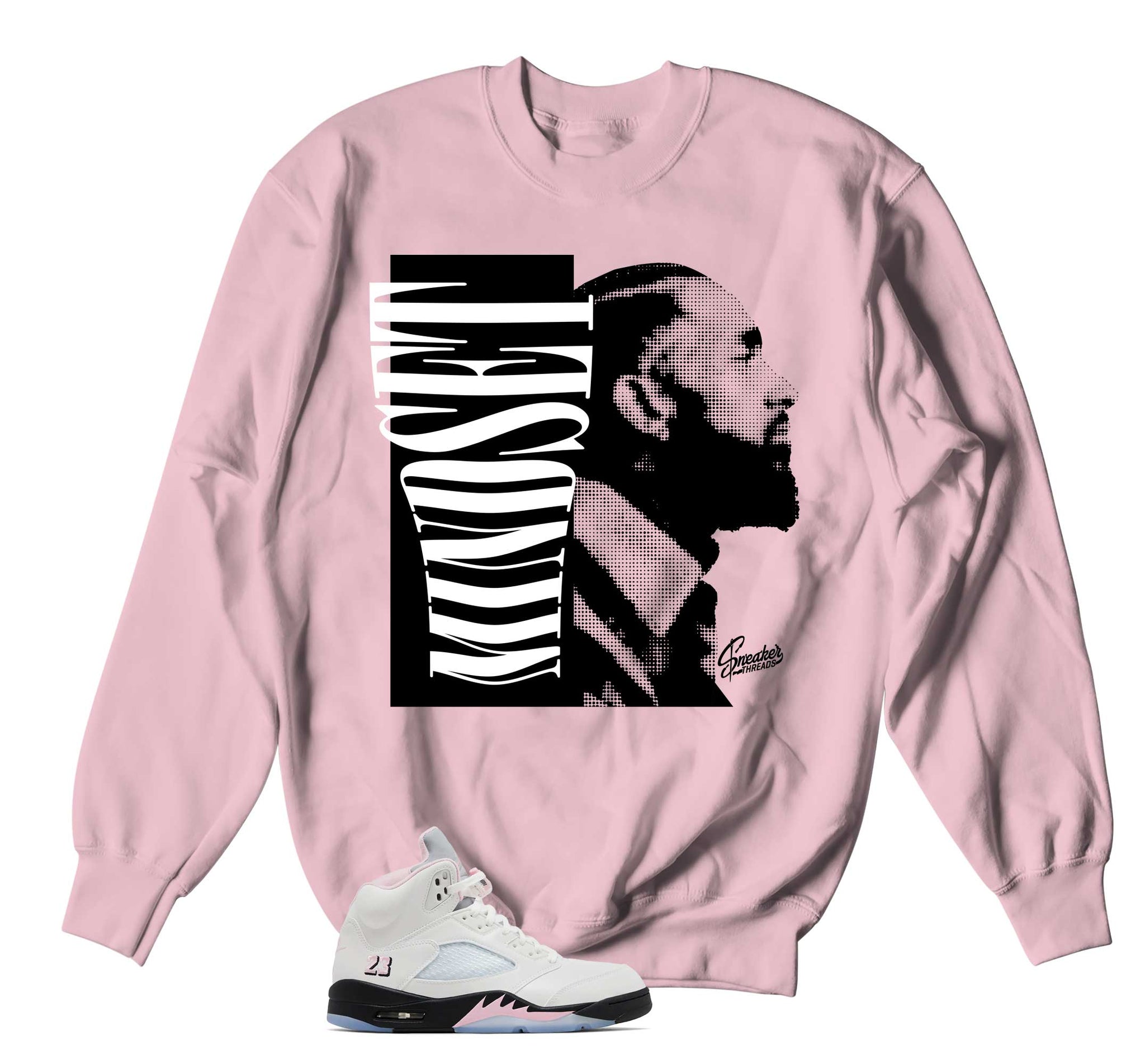 Retro 5 Soft Pink Sweater - Mindset - Soft pink