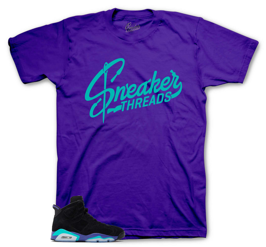 Retro 6 Aqua Shirt - ST Logo