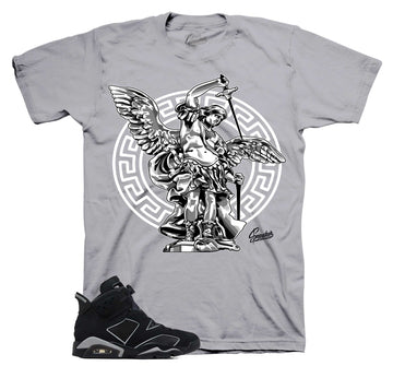 Retro 6 Cap & Gown Shirt - Archangel - Grey