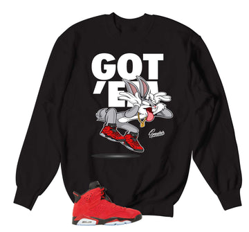 Retro 6 Toro Bravo Sweater - Copped Em - Black