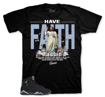 Retro 7 Chambray Shirt - have Faith - Black