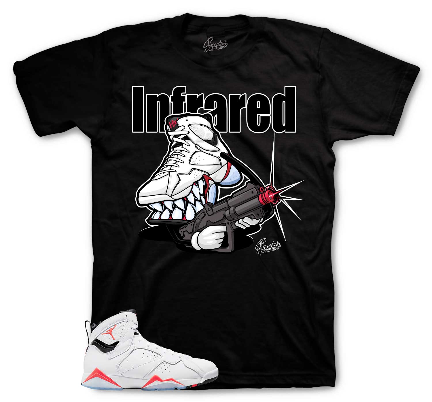 Retro 7 Infrared Shirt - Fly Kicks