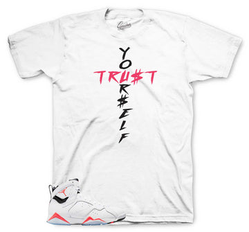 Retro 7 Infrared Shirt - Trust Yourself - White