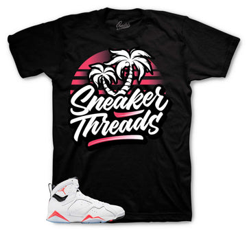 Retro 7 Infrared Shirt - ST Palms - Black