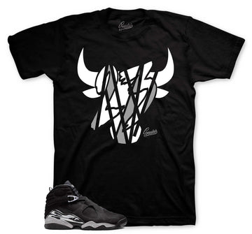 Retro 8 Chrome Shirt - Bully - Black