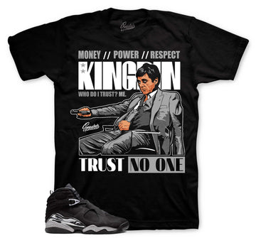 Retro 8 Chrome Shirt - Trust issues - Black