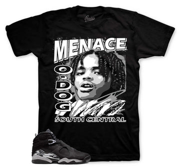 Retro 8 Chrome Shirt - Nineties - Black