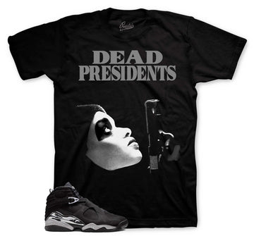 Retro 8 Chrome Shirt - Pres - Black