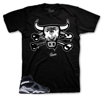 Retro 8 Gunsmoke Shirt - Bully Drip - Black