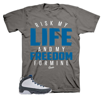 Retro 9 Flint Grey Shirt - My Life - Charcoal
