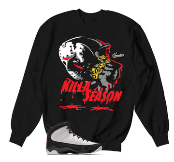 Retro 9 OG Sweater - Killa Season - Black