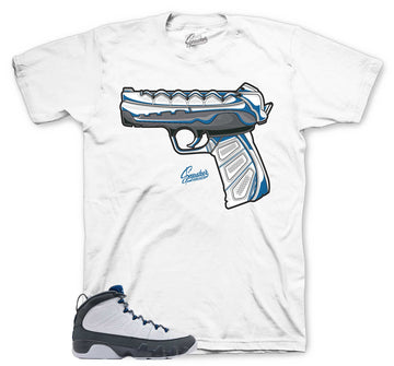 Retro 9 Flint Grey Shirt - Nines - White
