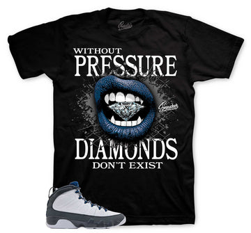 Retro 9 Flint Grey Shirt - Wihtout Pressure - Black