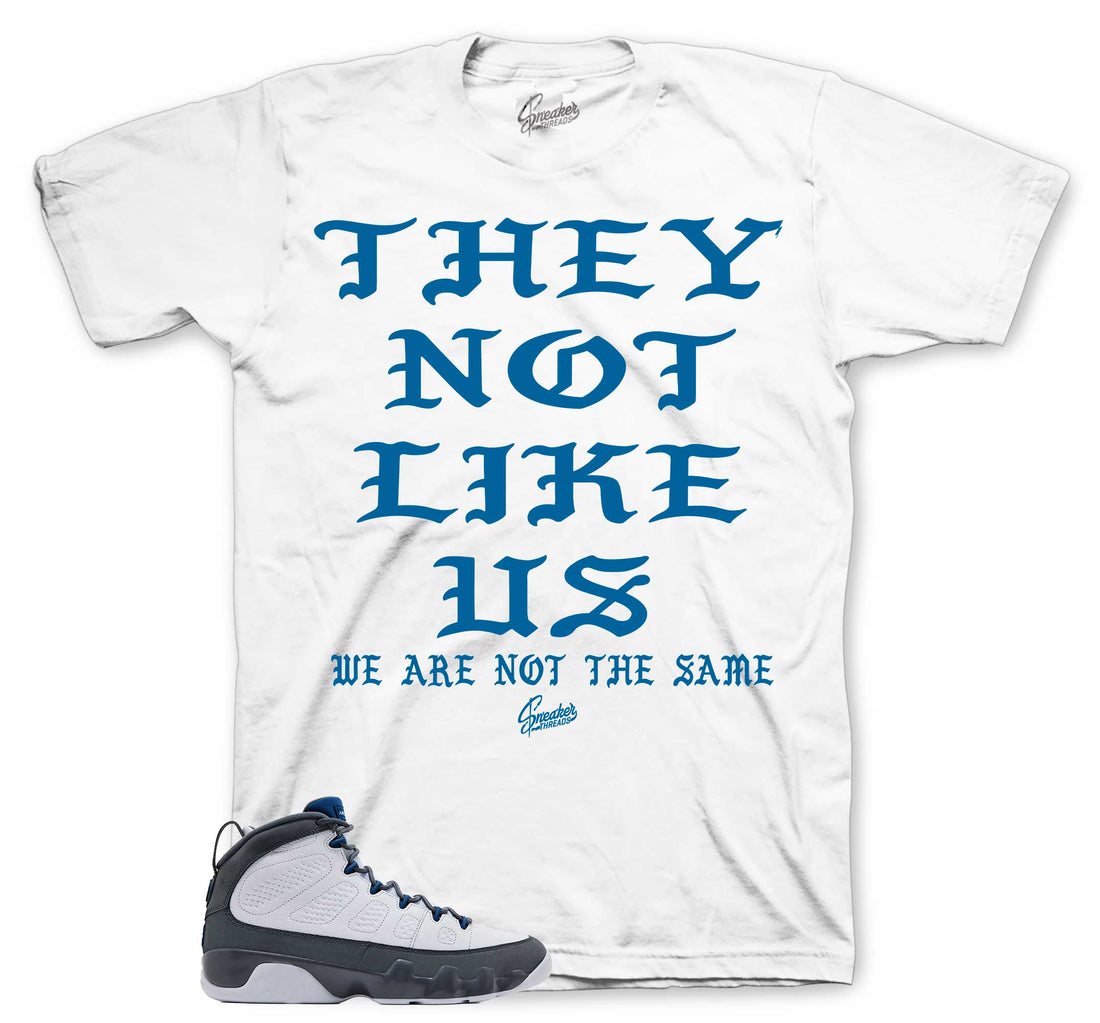 Retro 9 Flint Grey Shirt - Not Us