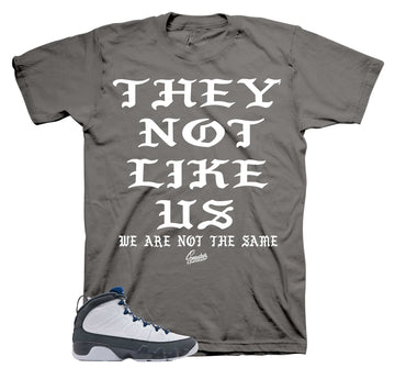 Retro 9 Flint Grey Shirt - Not Us