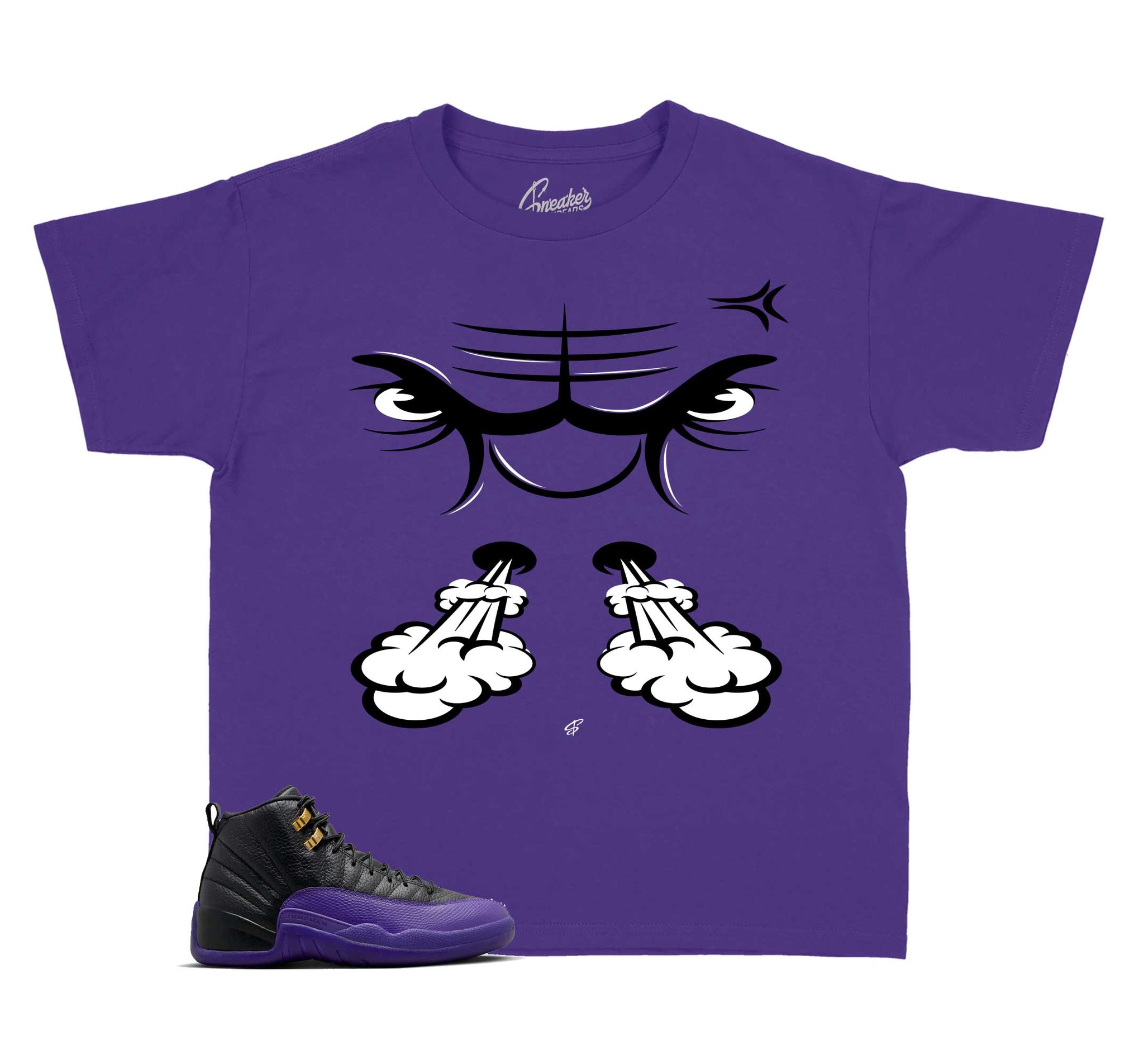 Kids Field Purple 12 Shirt - Raging Face - Purple