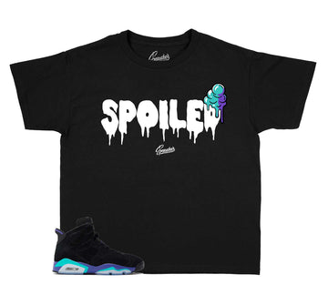 Kids Aqua 6 Shirt - Spoiled - Black