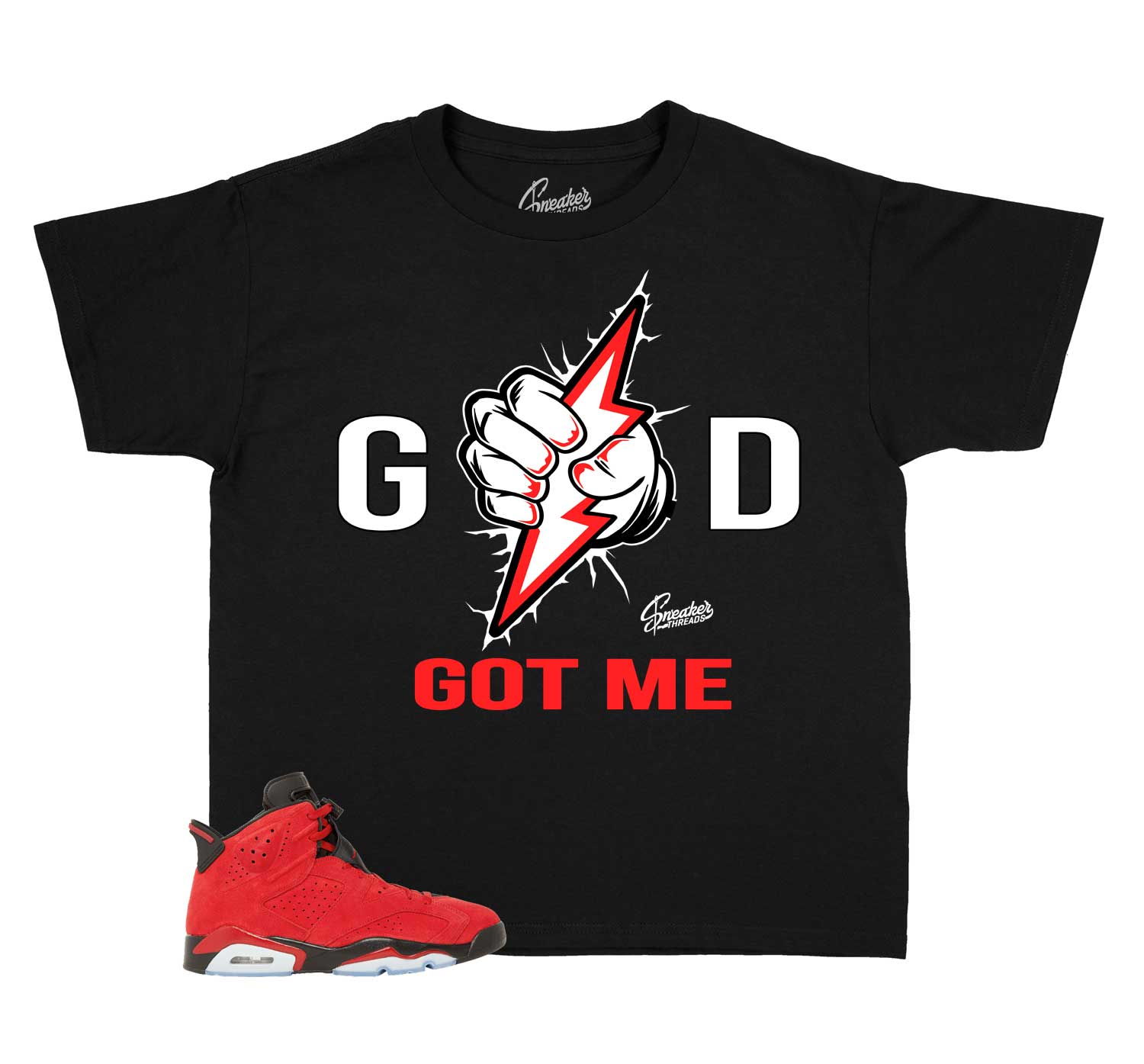 Kids Toro Bravo 6 Shirt - God Got Me - Black
