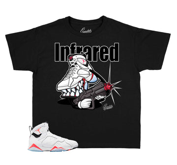 Kids Infrared 7 Shirt - Fly Kicks - Black