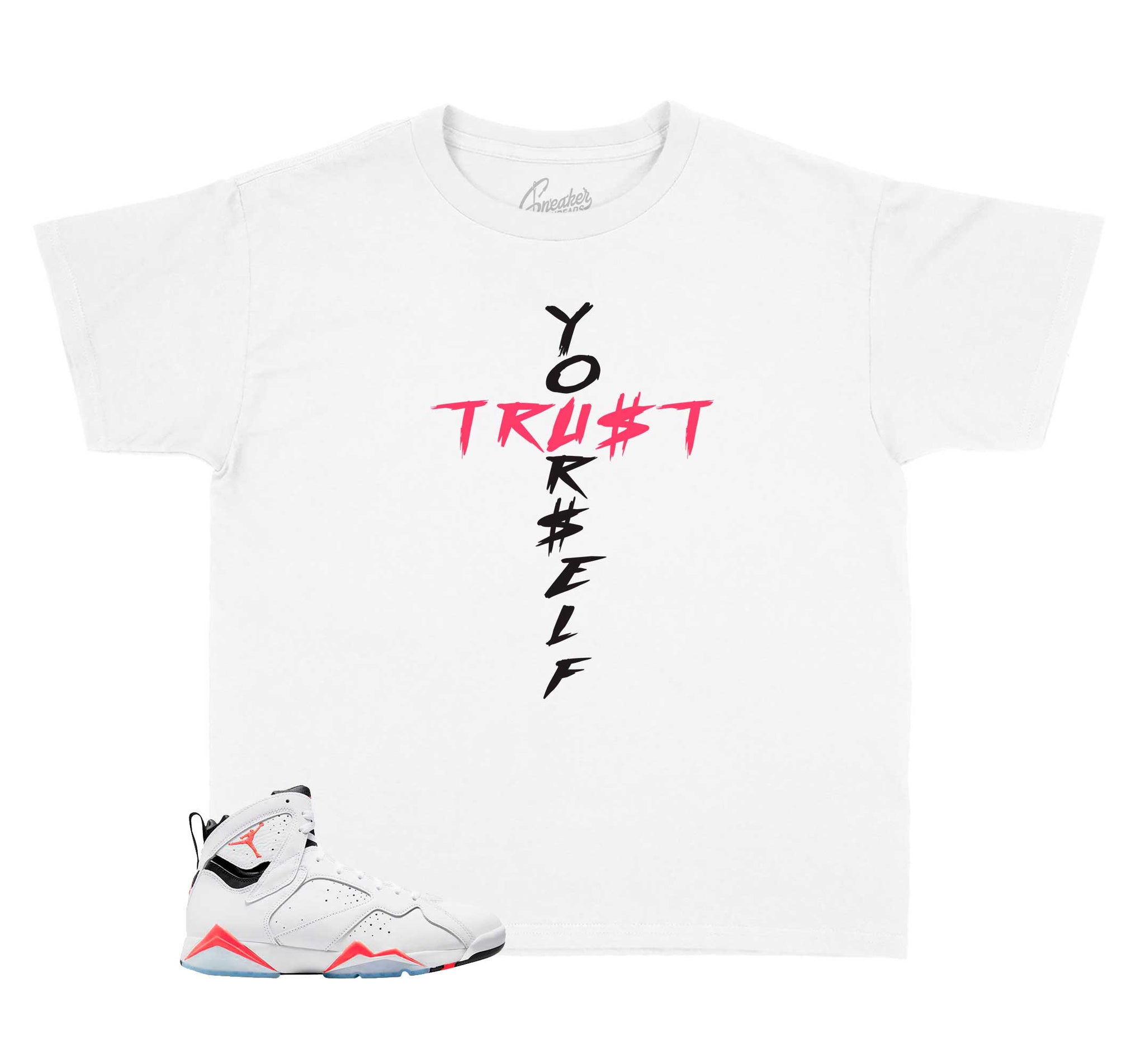 Kids Infrared 7 Shirt - Trust Yourself - White