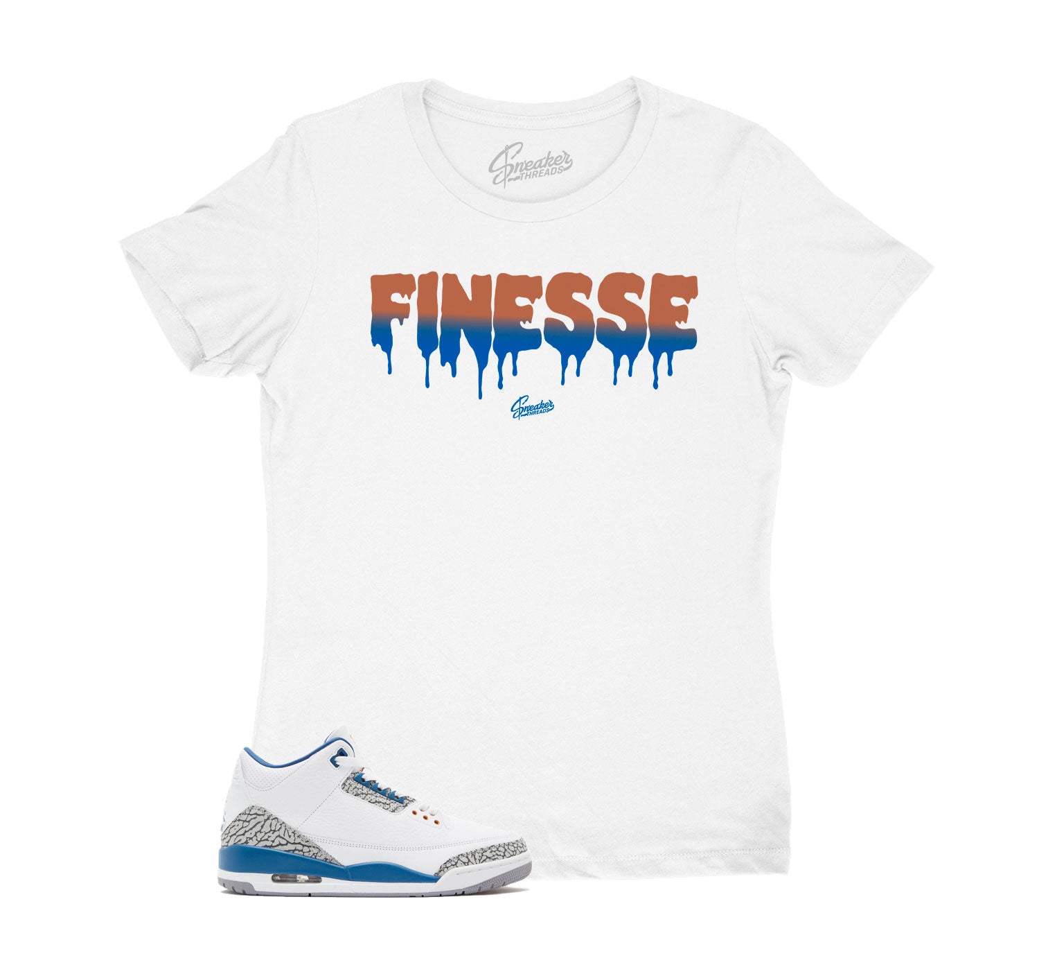 Womens Wizards 3 Shirt - Finesse - White