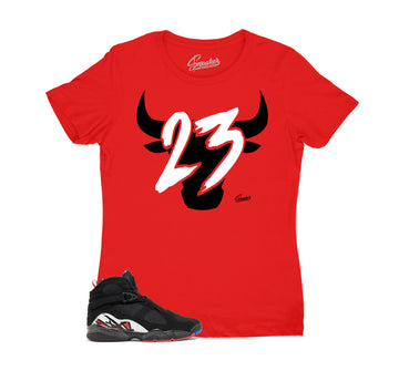 Womens Playoffs 8 Shirt - Toro - Red