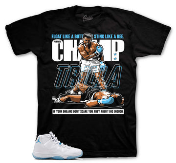 Retro 11 Legend Blue Shirt - Trilla - Black