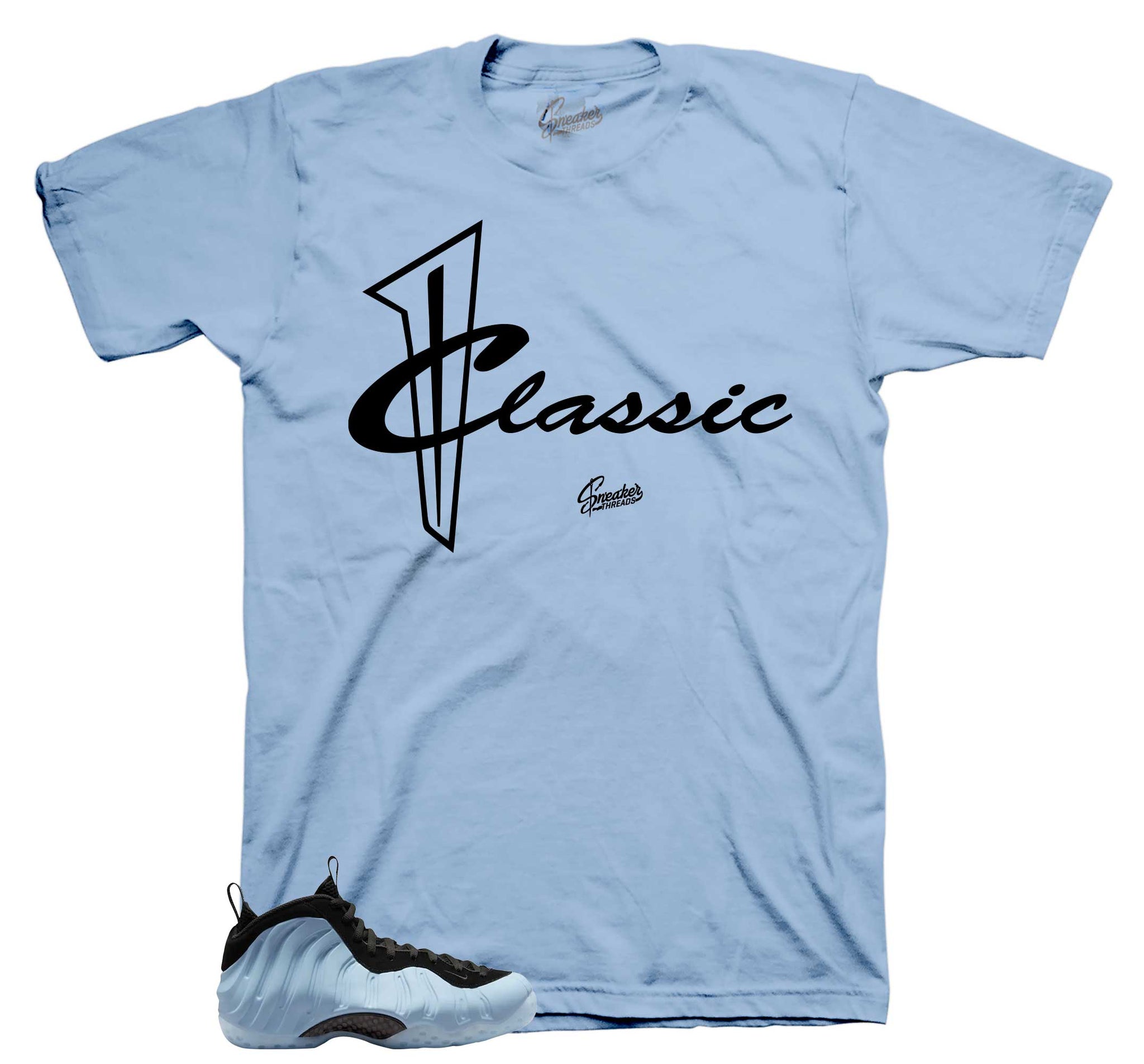 Foamposite Psychic Blue Shirt - Classic - Light Blue