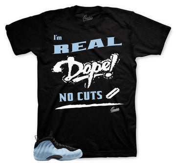 Foamposite Psychic Blue Shirt - No Cuts - Black