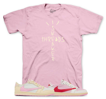 Retro 1 Shy Pink Shirt - Scribble