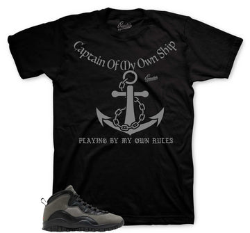 Retro 10 Shadow Shirt - My Rules - Black