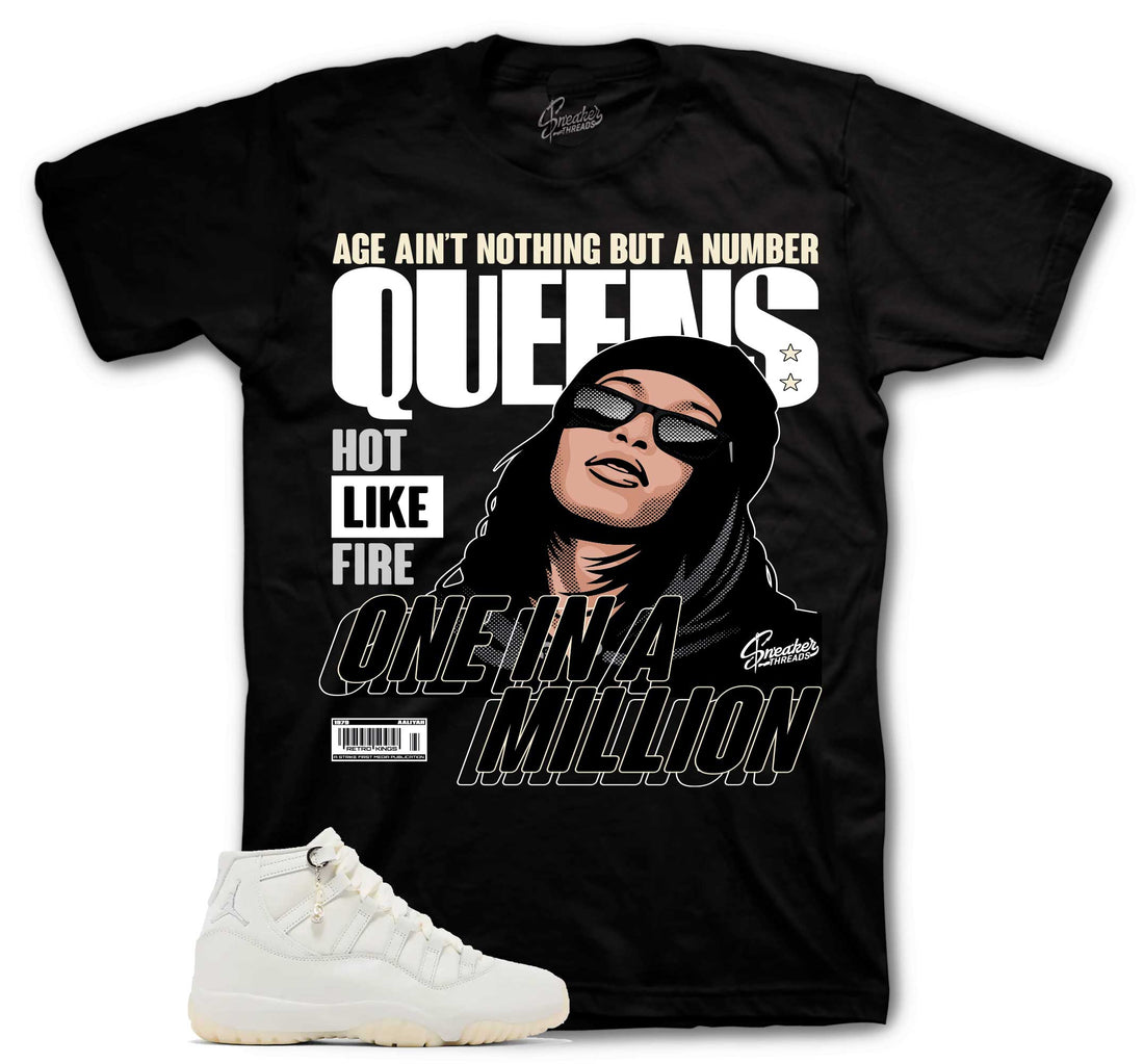 Retro 11 Pearl Shirt - Queens - Black