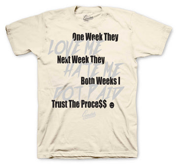Retro 11 Pearl Shirt - Trust The process - Sail
