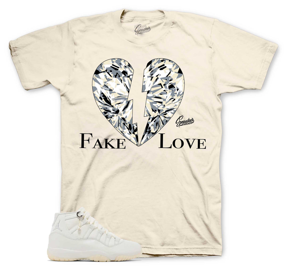 Retro 11 Pearl Shirt - Fake Love - Sail