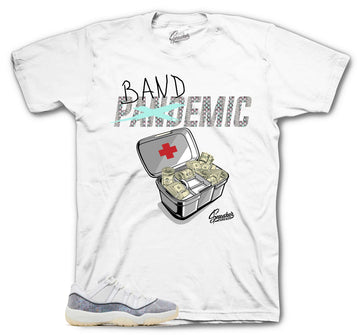 Retro 11 Year Of The Snake Shirt - Bandemic - White