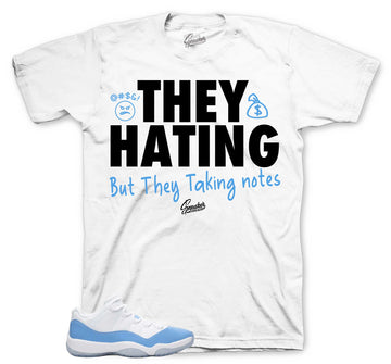 Retro 11 University Shirt - They Hating - White