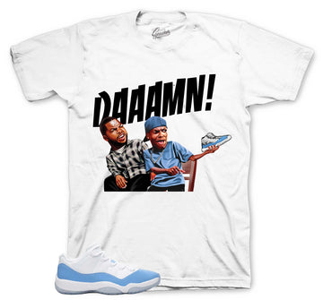Retro 11 University Shirt - Daamn - White