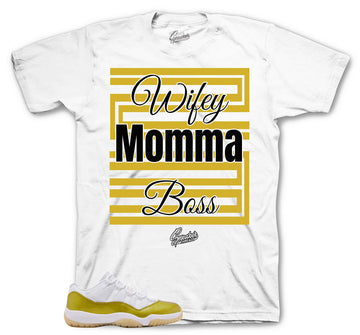 Retro 11 Mothers Day Shirt - Wifey Momma Boss