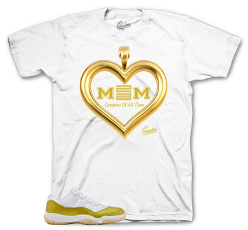 Retro 11 Mothers Day Shirt - Greatest Of All Time - White