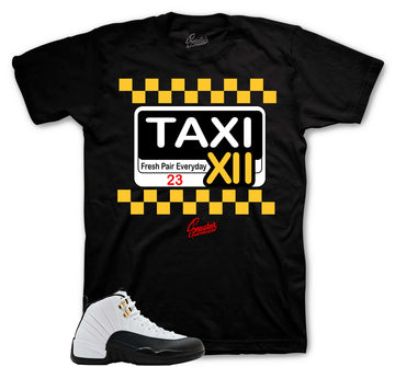 Retro 12 Taxi Shirt - Taxi Service