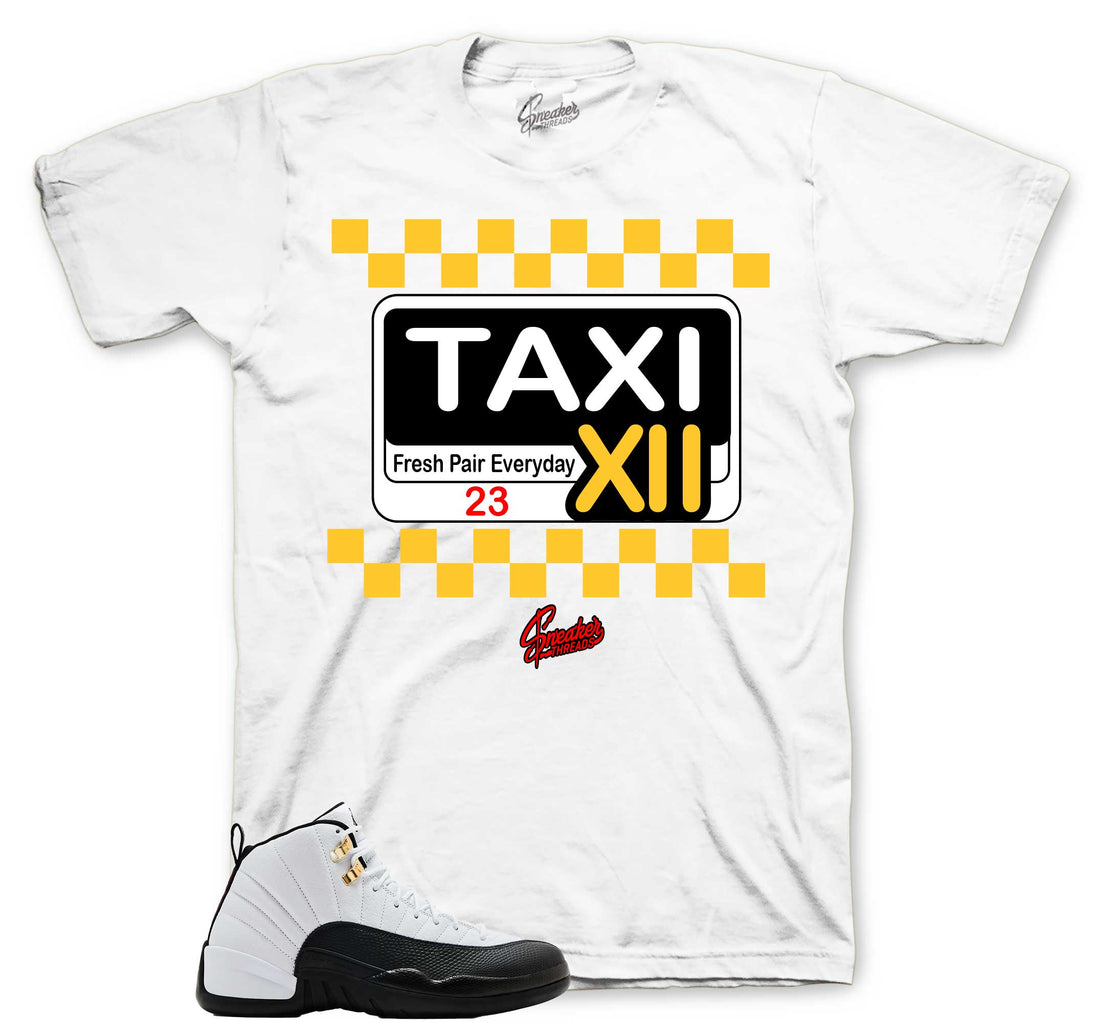 Retro 12 Taxi Shirt - Taxi Service