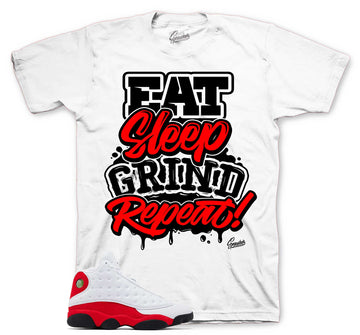 Retro 13 Chicago Shirt - Daily Routine - White