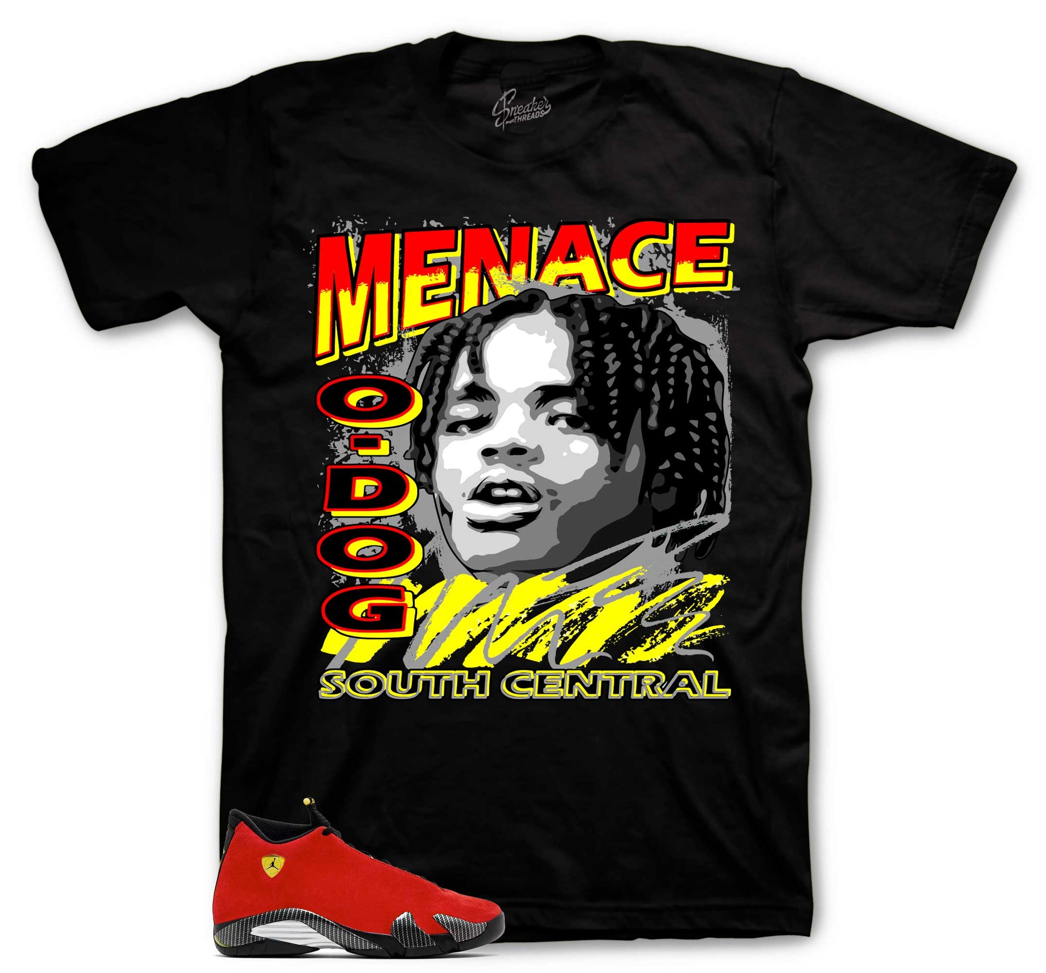 Retro 14 Challenge Red Shirt - Nineties - Black