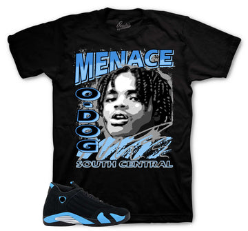 Retro 14 University Blue Shirt - 90s - Black