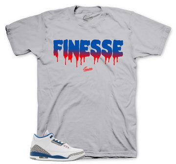 Retro 3 True Blue Shirt - Finesse