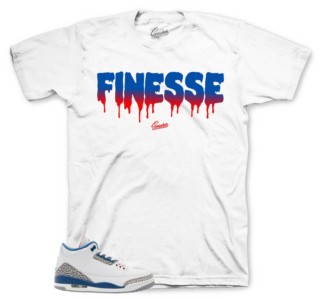 Retro 3 True Blue Shirt - Finesse