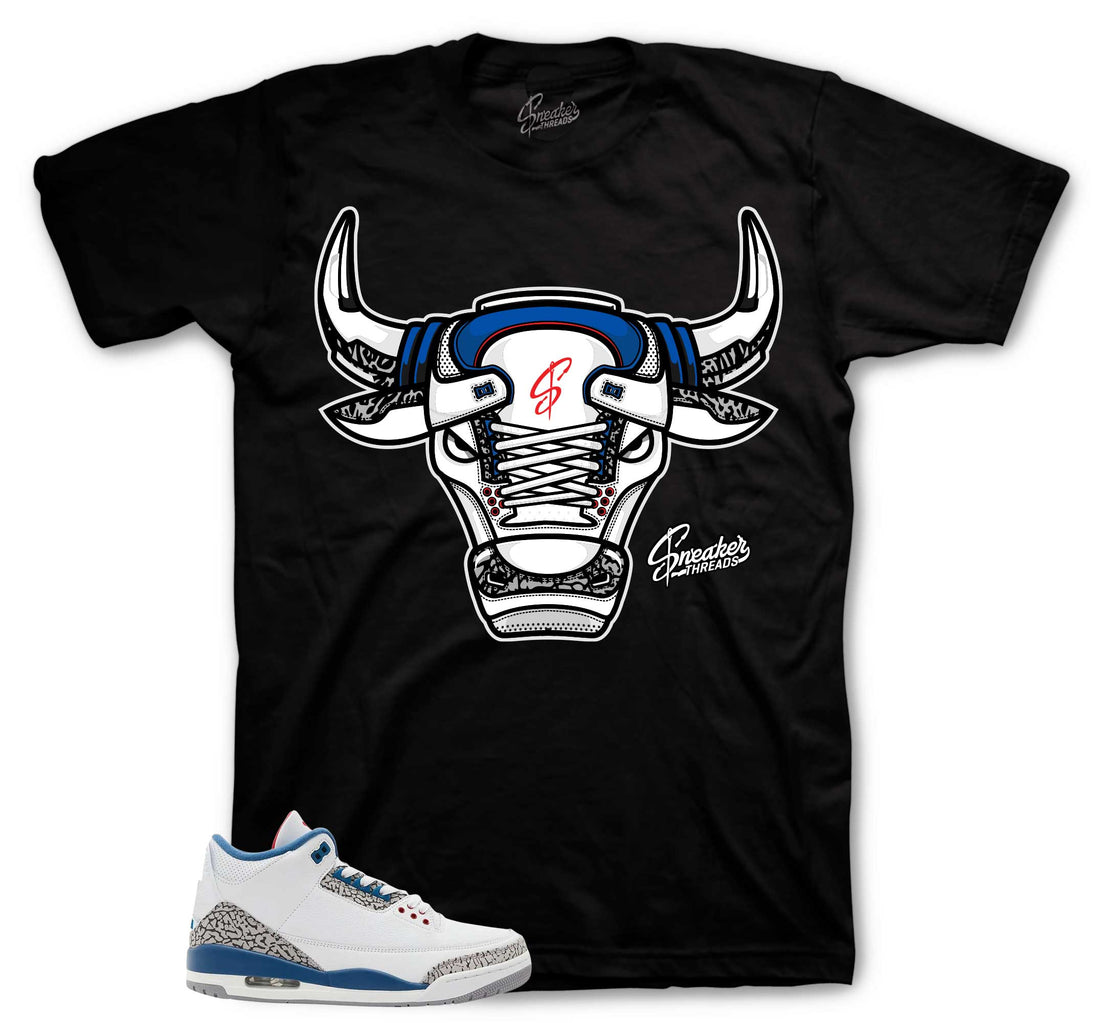 Retro 3 True Blue Shirt - War Bully